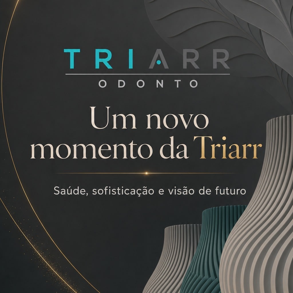 A Triarr está vivendo um novo momento.

Seguimos com a mesma base que construiu a nossa história: cuidado odontológico com atenção, experiência e compromisso com cada paciente.

Ao mesmo tempo, estamos ampliando nosso olhar para oferecer uma abordagem ainda mais completa — conectando saúde bucal, equilíbrio funcional, harmonia facial e visão de futuro.

Mais do que adicionar possibilidades, esse movimento representa a forma como acreditamos no cuidado: mais amplo, mais integrado e mais humano. Esse é o nosso jeito de evoluir: com responsabilidade, critério e atenção ao que realmente importa para a saúde e o bem-estar de quem confia em nós.

Triarr Odonto: Cuidado sólido no presente, com um olhar mais amplo para o futuro.

Ao longo dos próximos dias, vamos compartilhar melhor essa nova fase com vocês.
